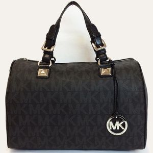MICHAEL KORS  Grayson Large Monogram Satchel Bag